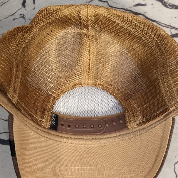 Goorin Bros Tan and Brown Lion Patch Hat - Picture 2 of 5
